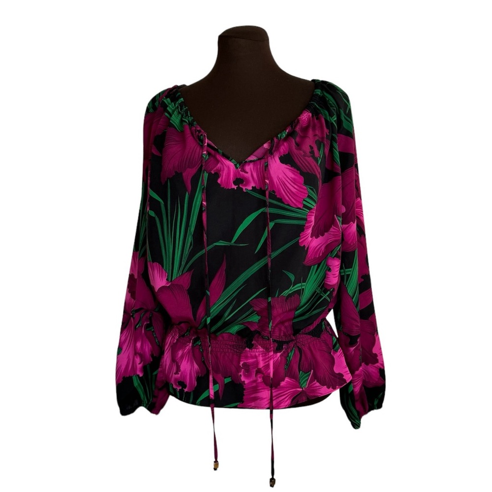 Michael Kors Orchid Floral Blouse